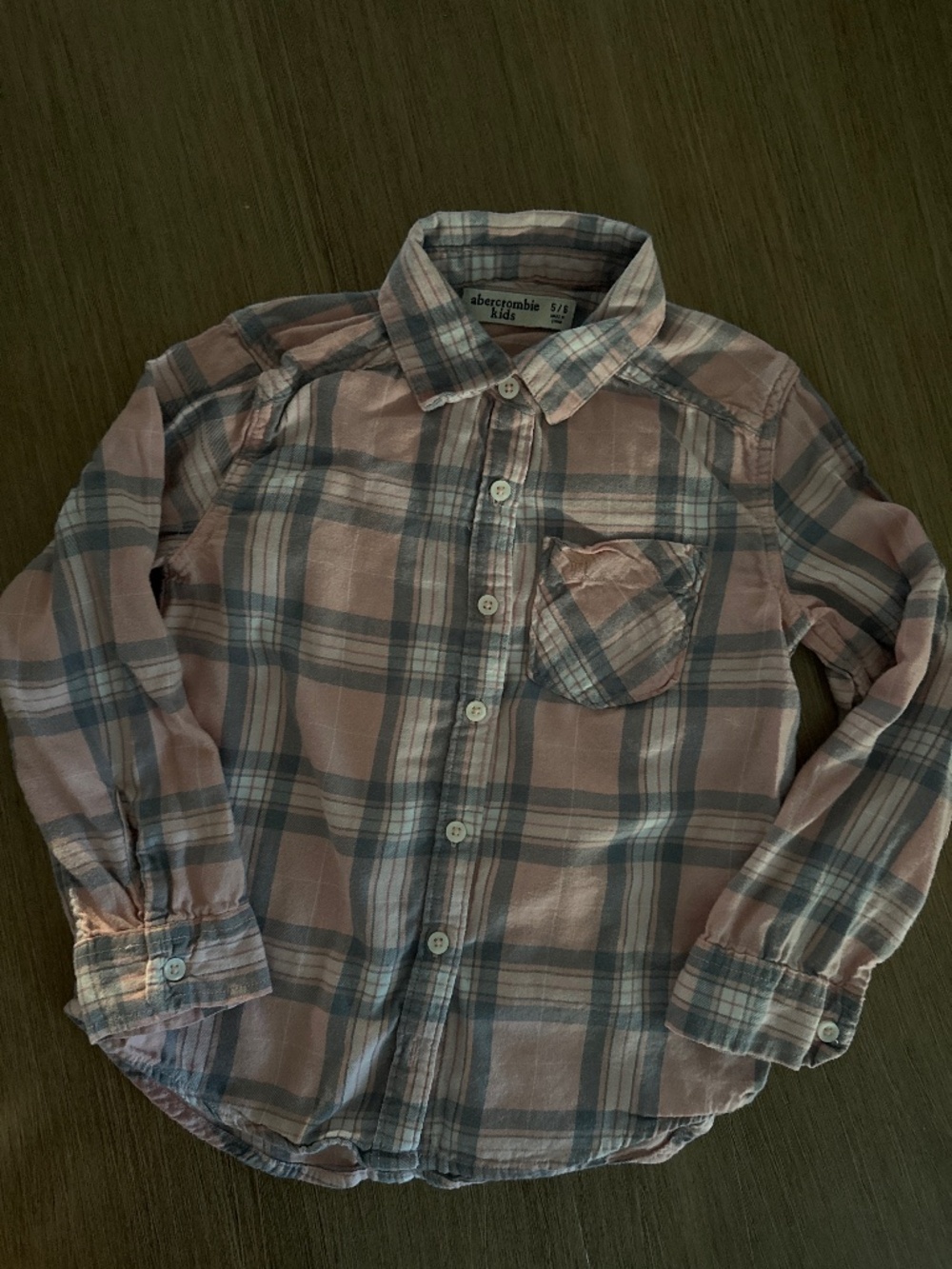 Abercrombie Kids Plaid Shirt 5-6